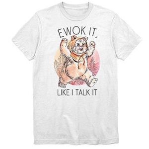 Star Wars Ewok It Like I Talk It Short Sleeve NWT